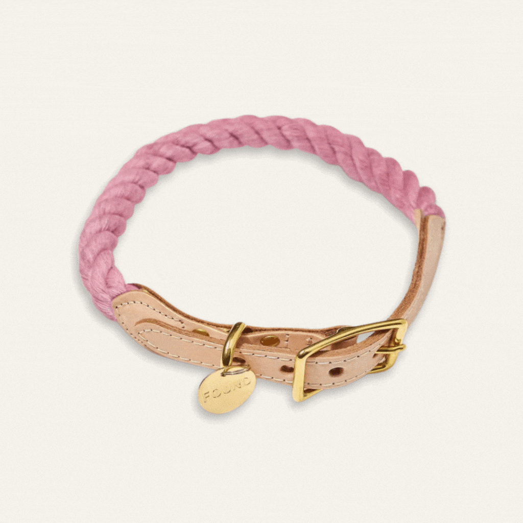 FMA rope collar blush
