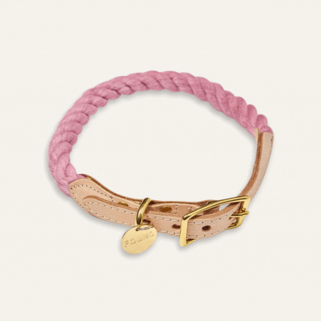 FMA rope collar blush