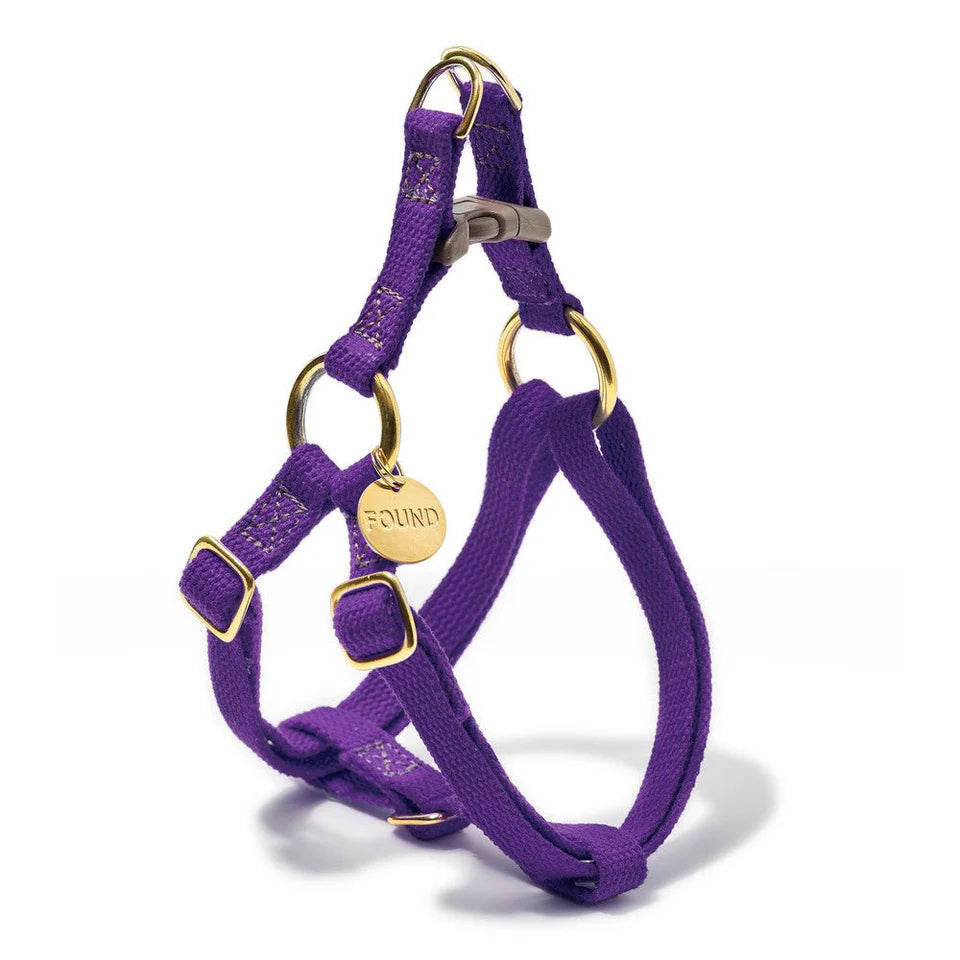 FMA cotton harness purple