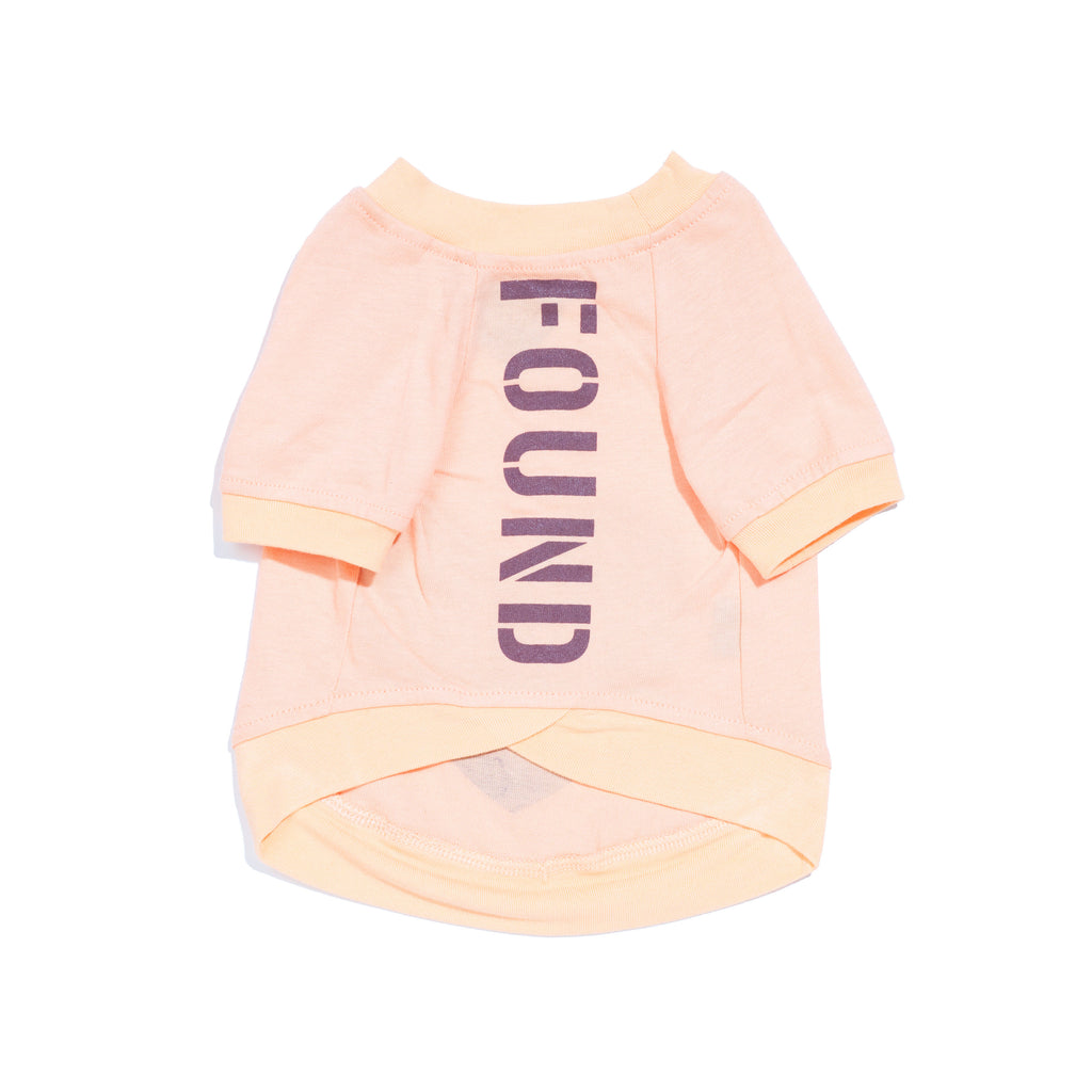 FMA full heart animal t-shirt peach plum