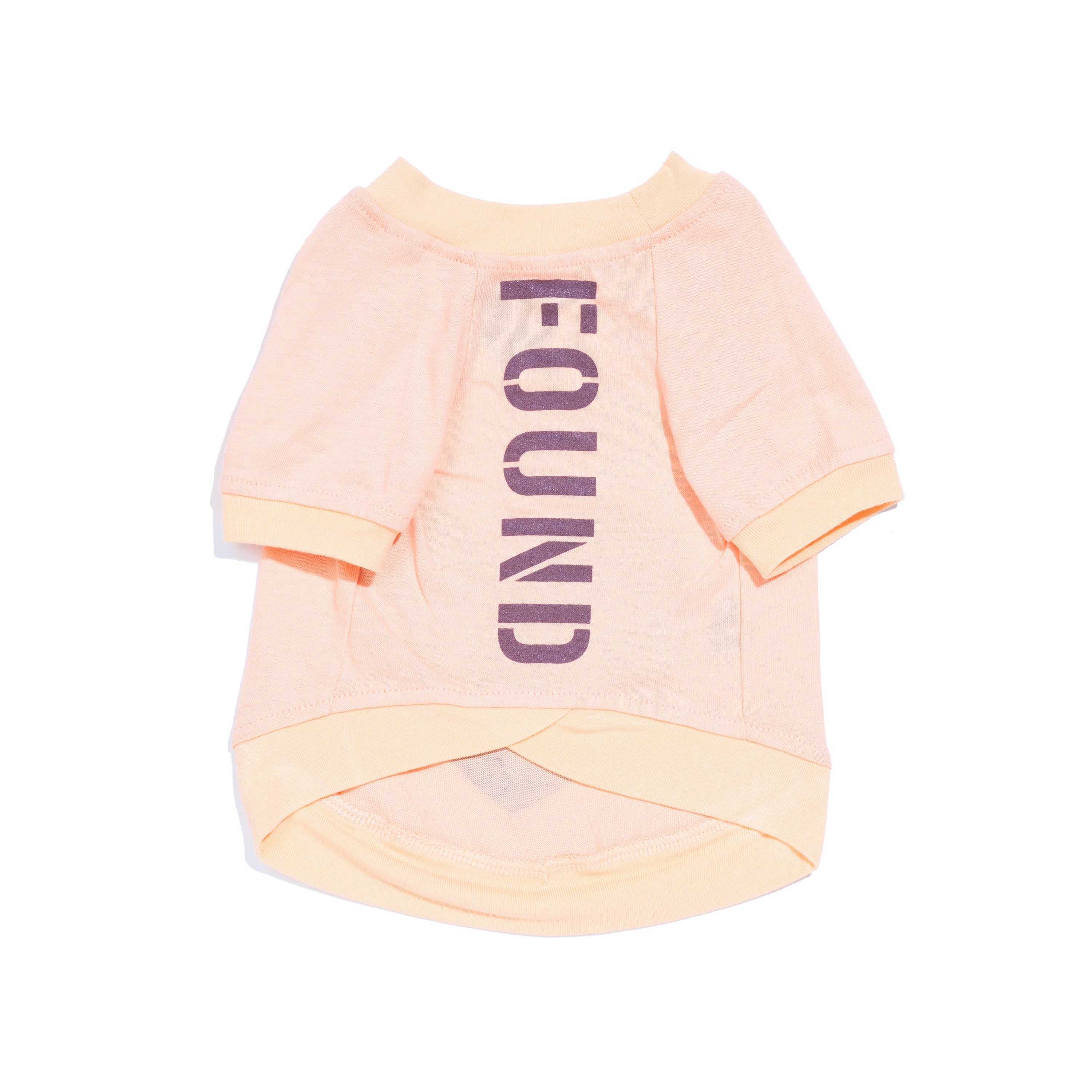 FMA full heart animal t-shirt peach plum