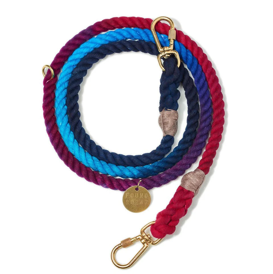 FMA 7ft ombre leash darkmulti