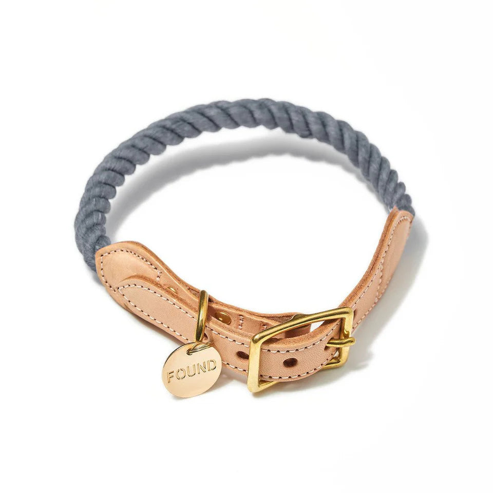FMA rope collar grey