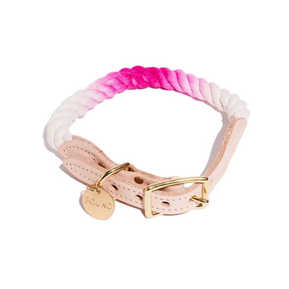 FMA rope ombre collar cotton candy