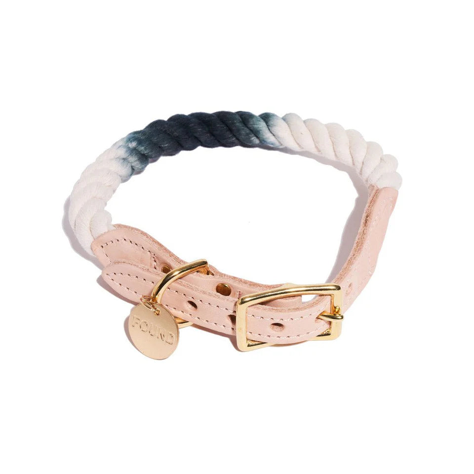 FMA rope ombre collar marinegreen