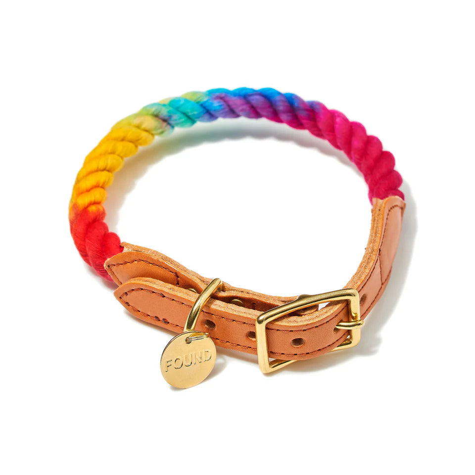 FMA rope ombre collar prismatic