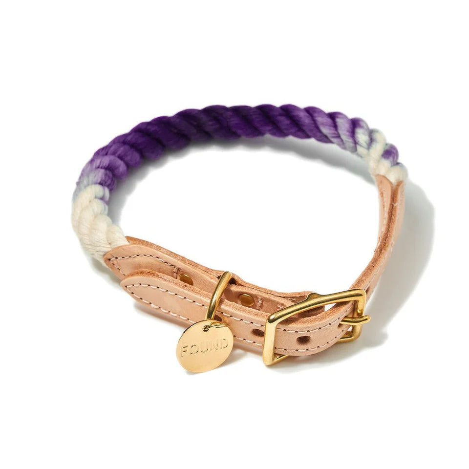 FMA rope ombre collar purple