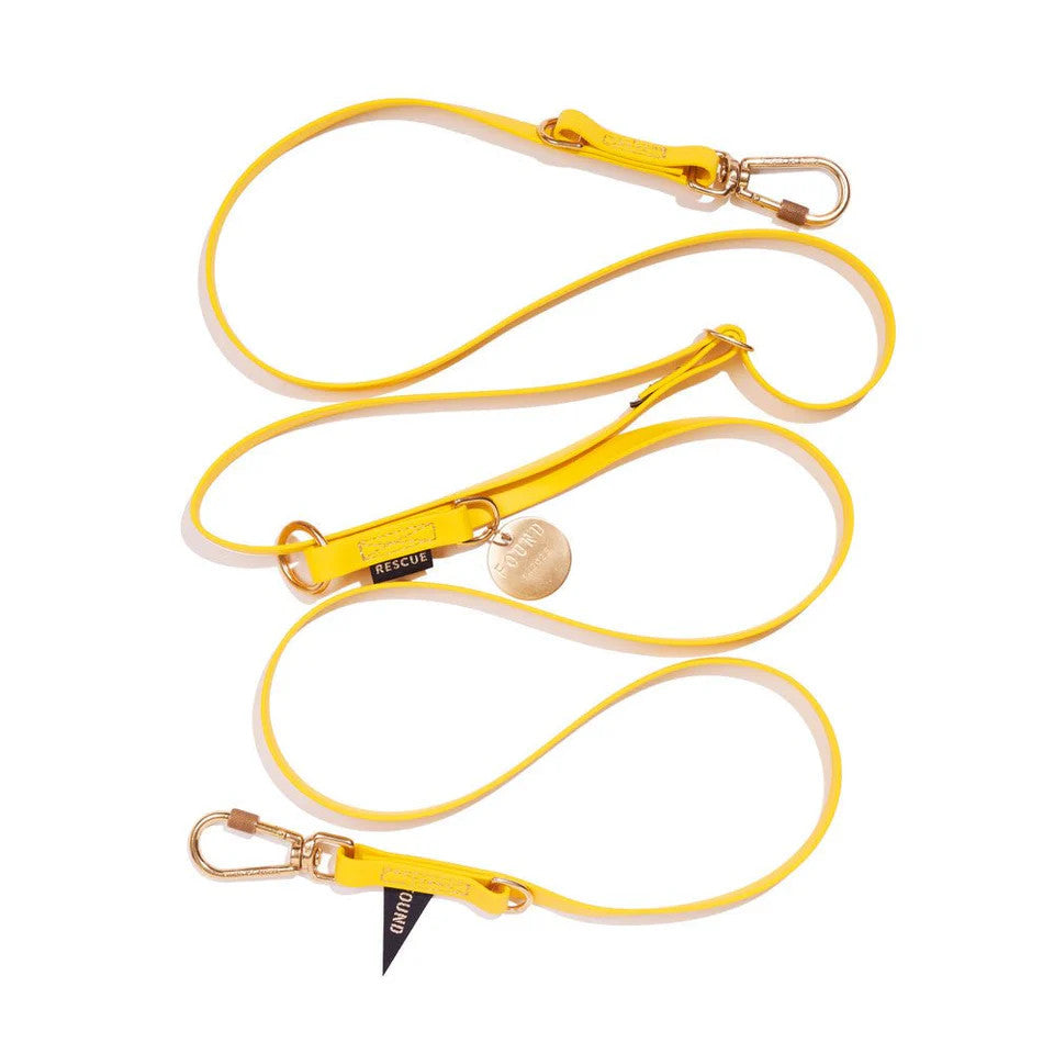 FMA water resistant 7ft leash yellow