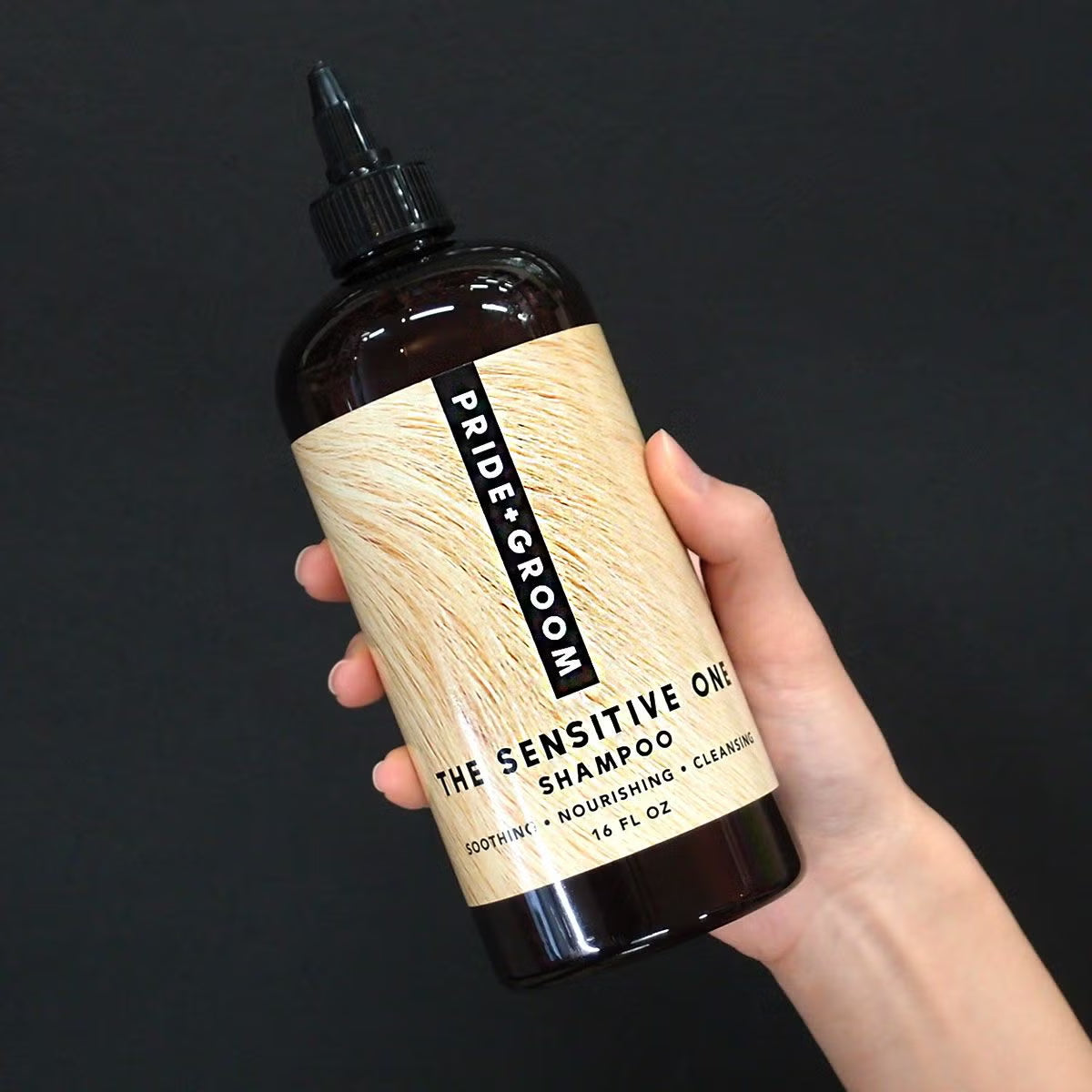 PRIDE+GROOM ｾﾝｼﾃｨﾌﾞ ﾍﾟｯﾄｼｬﾝﾌﾟｰ 475ml