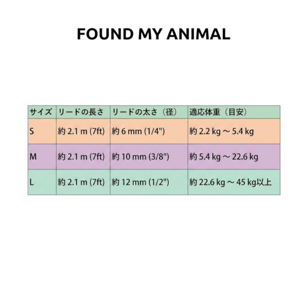 犬用リード ハンドメイド Teal | Found My Animal Japan公式