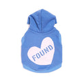 FMA Big Full Heart Animal Hoodie Periwinkle Light Pink