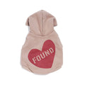 FMA Big Full Heart Animal Hoodie Taupe Rust
