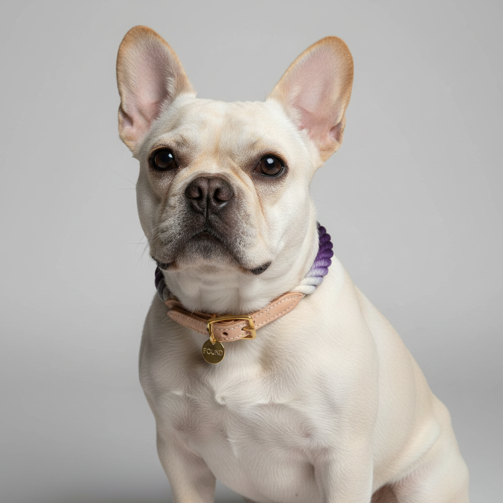 FMA rope ombre collar purple