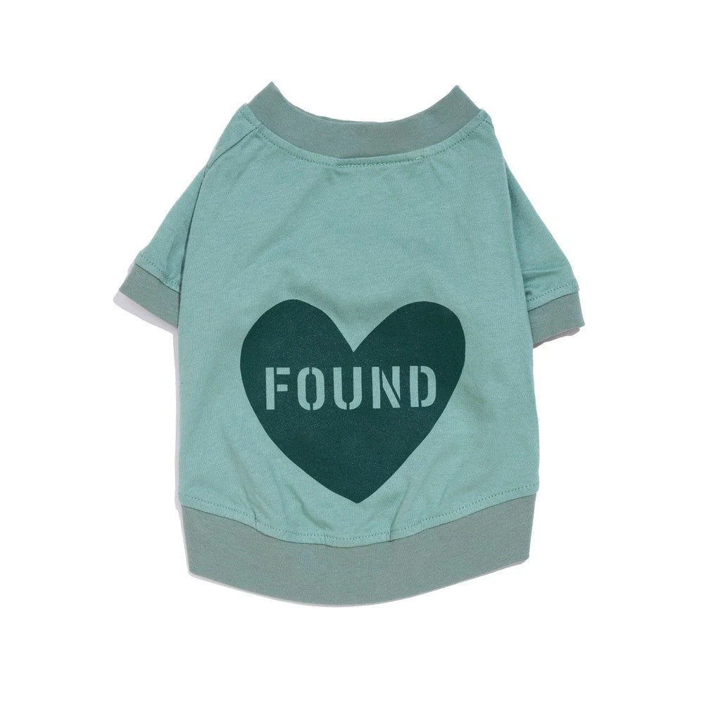 FMA Big Full Heart Animal T-Shirt Sage Evergreen